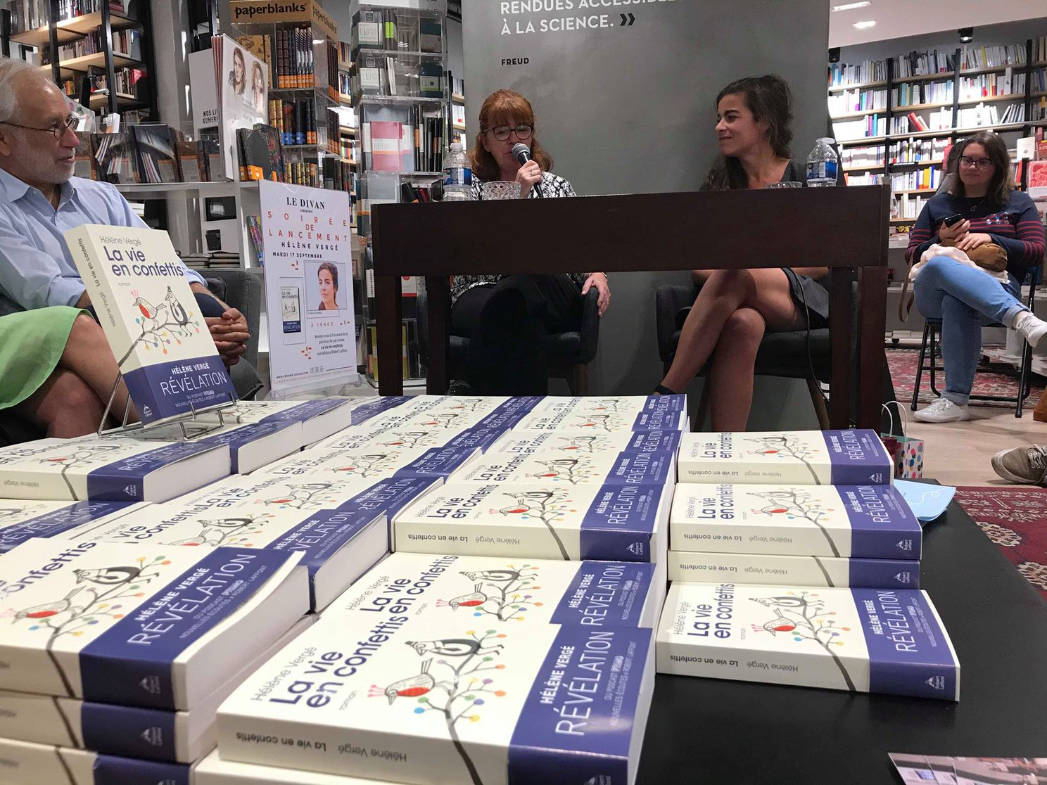 Dédicace de La Vie en confettis